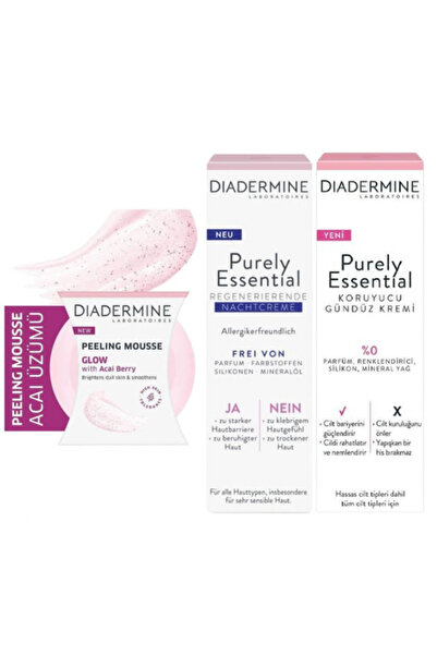 Diadermine Nemlendirici Cilt Bakım Seti Gündüz Kremi 40 ml + Gece Kremi 40 ml...