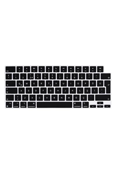 AktarMobile Macbook Air 15.3" M2 / M3 / M4 A2941 / A3114 / A3241 Uyumlu Klavye Koruyucu Türkçe Q Silikon Ped