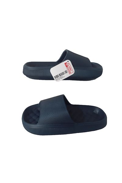 GEZER Papuci de damă bleumarin ultra ușori pentru grădină, mare, plajă, piscină