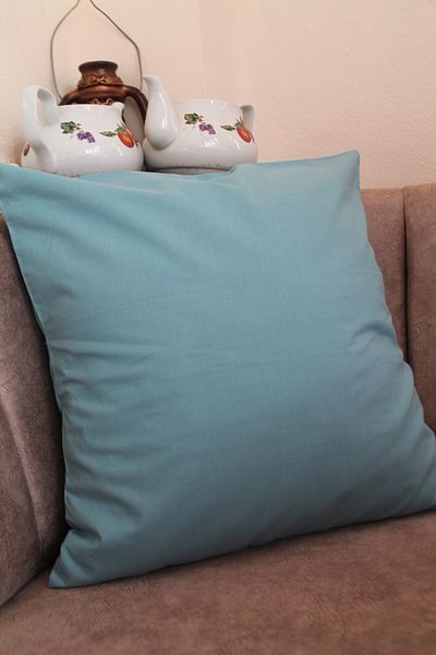 Emtory Home Калъфка за възглавница без цип, 100% памук, в цвят петролно зелено, 43x43 см