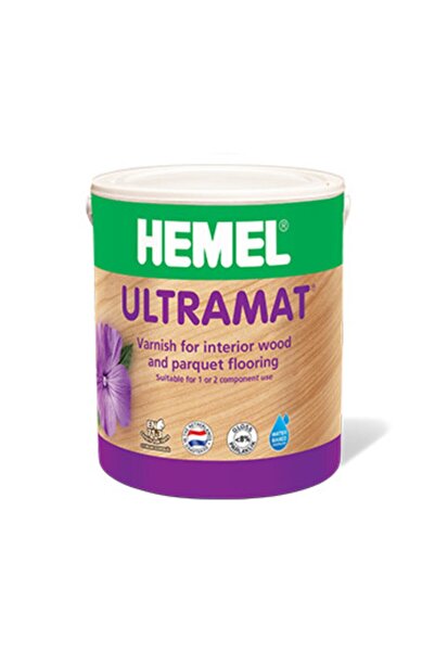 Hemel Ultramat Tek Komponentli Su Bazlı Parke Cilası - 2,5 Lt