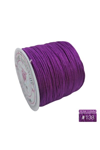 Getshop Alışveriş Pazarı Κολιέ Σχοινί Βραχιόλι Σχοινί Αλεξίπτωτο Σχοινί 50 μέτρα 0,8 χιλιοστά Ποικιλία χρωμάτων