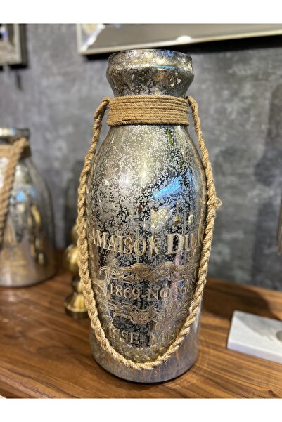 KARCILAR HOME STORE ev aksesuarı eski fransız süt şişesi eskitme
