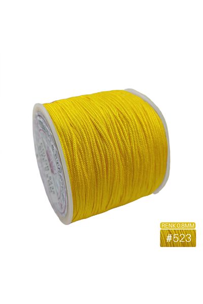 Getshop Alışveriş Pazarı Κολιέ Σχοινί Βραχιόλι Σχοινί Αλεξίπτωτο Σχοινί 50 μέτρα 0,8 χιλιοστά Ποικιλία χρωμάτων