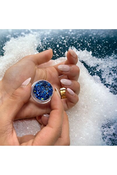 ZEYNABEAUTY Glitter Far Jel Far Mavi