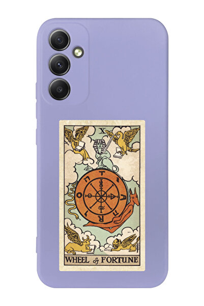 shoptocase حافظة هاتف بتصميم عجلة الحظ متوافقة مع هاتف Galaxy A34 5g