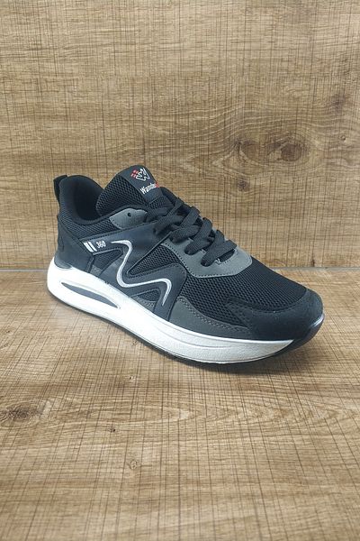 Wanderfull Orthopedic Memory Foam Sole Lace-up Black Men's Sneakers Sneakers Snk0007