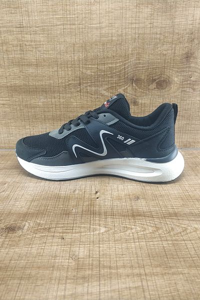 Wanderfull Orthopedic Memory Foam Sole Lace-up Black Men's Sneakers Sneakers Snk0007