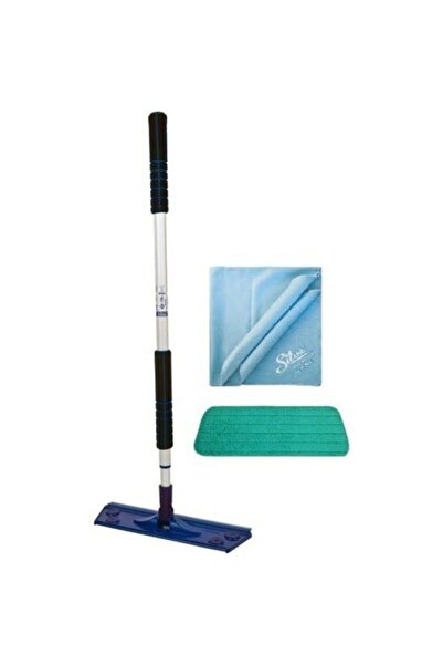 Silva Mikrofiber Cam Bezli Tekli Islak Mop Set