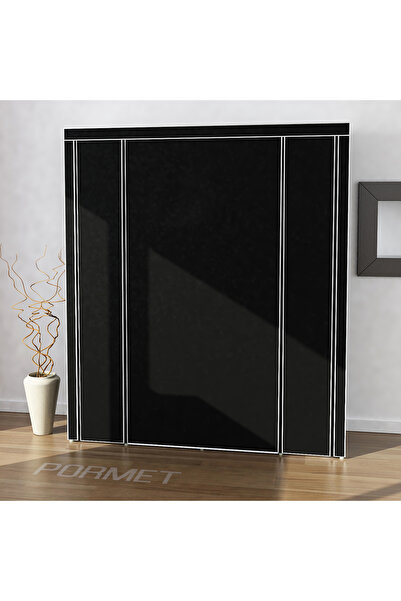 HOLTECH Lüks Çelik Bez Dolap Kumaş Gardırop Öğrenci Dolabı Yatak Odası Dolabı