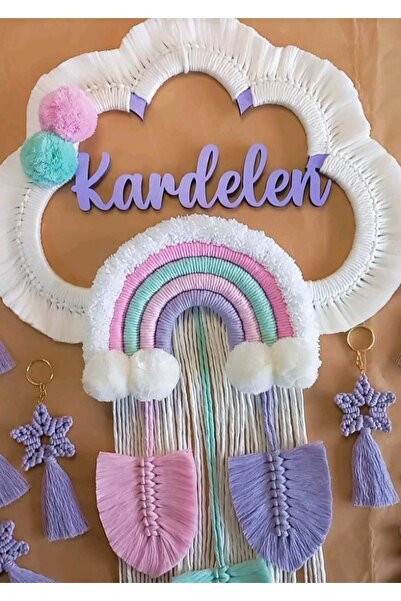 ASLAN DESİNG MAKROME BEBEK KAPI SÜSÜ