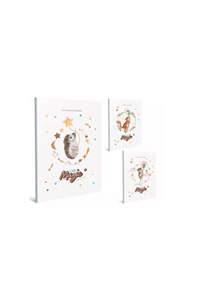 Gıpta A4 80 аркушів 80 грам білий папір у лінію - Magic Телескопічний зошит 6242