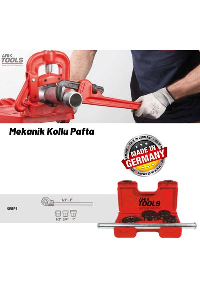 ARIKTOOLS Mekanik Kollu Pafta 1/2” - 3/4” - 1”