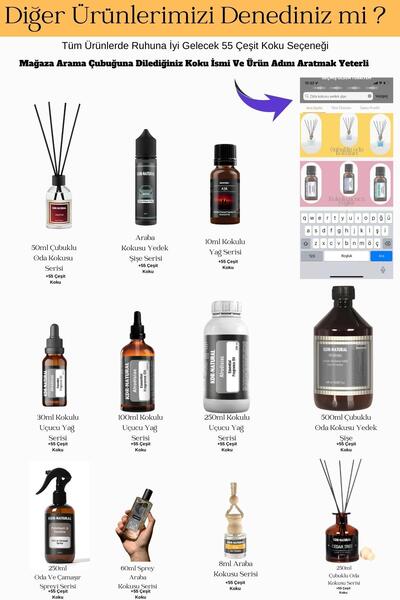 kdr natural Oda Kokusu Çubuğu , Reed Diffuser Stick , Yedek Oto Kokusu Çubuk 7 Adet