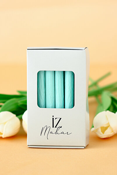 İzMühür شمع الختم الأخضر المائي (12 قطعة)