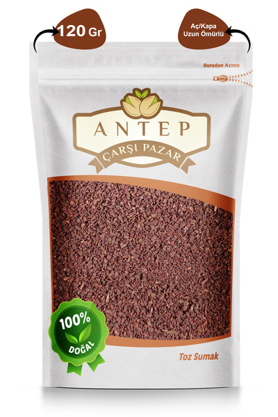 Antep Çarşı Pazar Toz Sumak Öğütülmüş | 120 Gr.