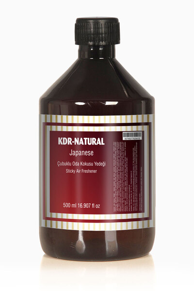 kdr natural 500ml Japon Kiraz Çiçeği Çubuklu Oda Kokusu Yedeği , Bambu Oda Ko...