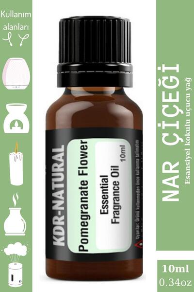 kdr grup kdr-natural Nar Çiçeği Uçucu Yağ Buhurdanlık Yağ Hava Nemlendiric Di...