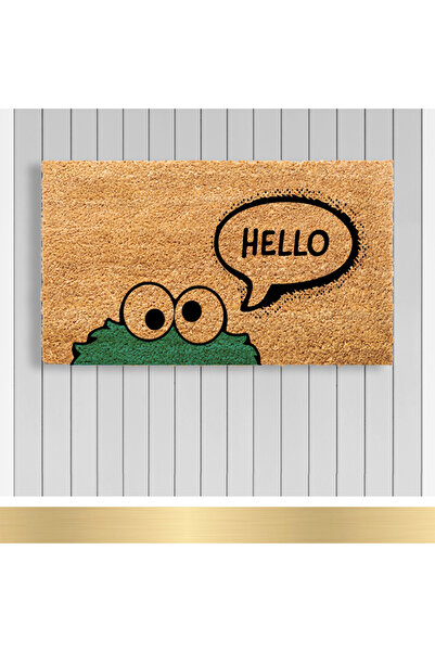 Paspashello , Design Koko Kapı Önü Paspas / Pvc Taban / Model; Kurabiye Canav...