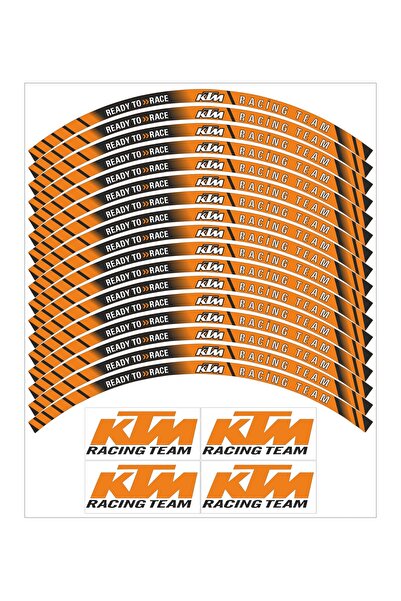PROMOT KTM JANT ŞERİDİ KTM RACİNG JANT STİCKER TURUNCU