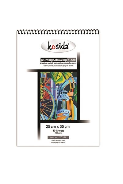 Ponart Kosida Resim Defteri 25x35 180 Gr.30 Yp. (KHM-20-184)
