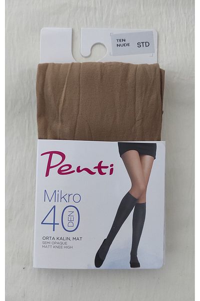 Penti Șosete pentru femei - Sosete micropantaloni de grosime medie pentru femei sub genunchi, pachet de 12