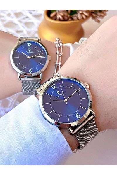 Pierre Cardin PR.CR01 Pierre Cardin Men's and Women's Special Steel Cord Couple Wristwatch 30 Mt Waterproof