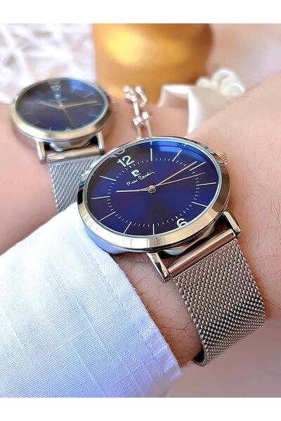 Pierre Cardin PR.CR01 Pierre Cardin Bay&Bayan Çiftlere Özel Çelik Kordon Çift Kol Saati 30 Mt Su Gecirmez