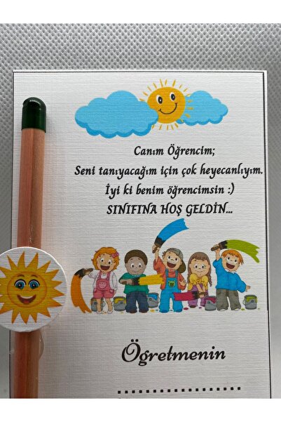 Genel Markalar Okula, Sınıfına Hoşgeldin Hediyesi yeşeren kalem tohum kalem 20 adet