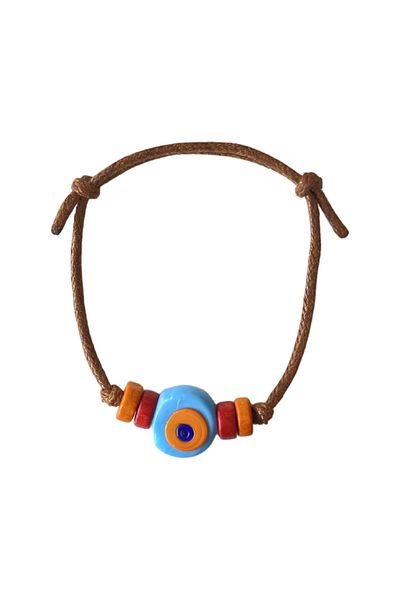 TAKI BY EKİN 3-Piece Adult Bracelet with Glass Evil Eye Beads