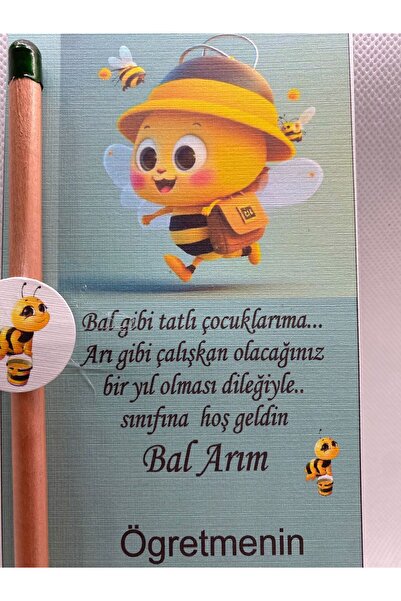 SHE HEDİYELİK 20 adet Okula, Sınıfına Hoşgeldin Hediyesi yeşeren kalem tohum ...