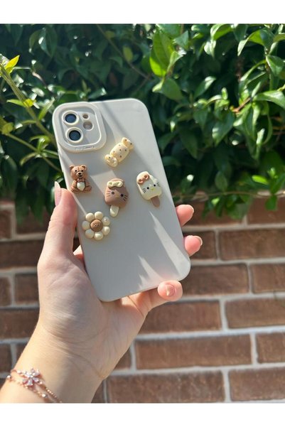 YZGOLDEN Iphone 11 Uyumlu 3D Figürlü Tasarımlı Kamera Korumalı Lüx Kılıf