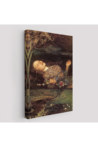 Harita Sepeti Shakespeare'in Ophelia'sı Hamlet Dekoratif Duvar Tablosu-6319