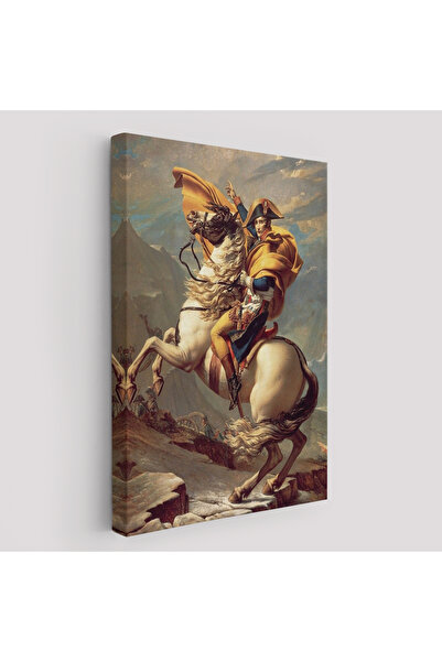 Harita Sepeti Стенопис „Наполеон прекосява Алпите“ с черна рамка