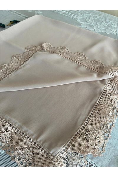 heptrend Ready-made Embroidered Prayer Head Cover, Embroidered Cheesecloth