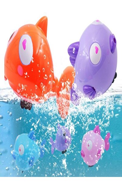 Hyd 3 Adet Banyo Havuz Ve Deniz Oyuncağı Suda Yüzen Kurmalı Oyuncak Balık Deniz Canlıları