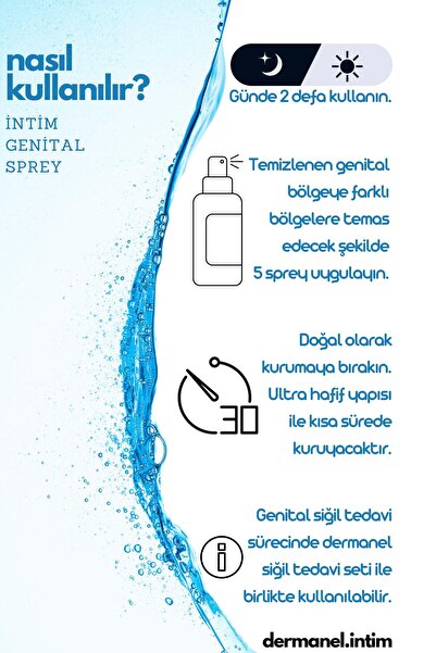 Dermanel Intim Genital Sprey+ Nemlendirici Ve Aydınlatıcı Güneş Kremi