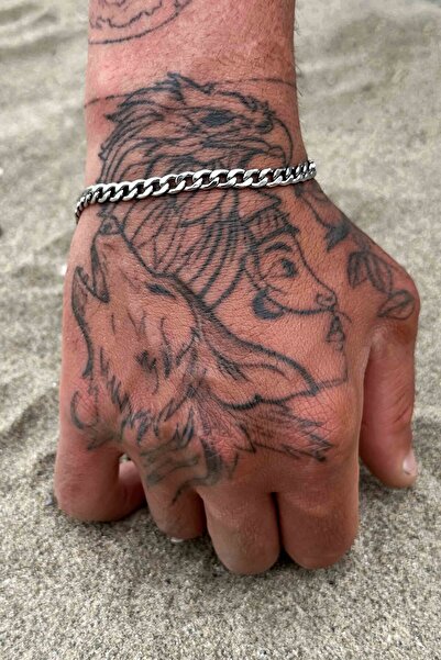 TREND COLLECTİON Gurmet Classic Model Unisex Silver Steel Bracelet