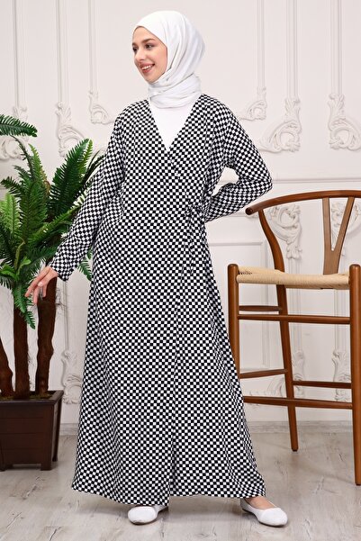 Reis Giyim Φόρεμα προσευχής με δέσιμο στο πλάι N209