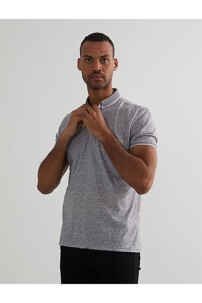 PAULMARK Shirt Collar T-shirt