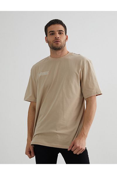 PAULMARK Text Detailed T-shirt