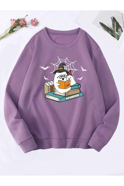 Adrift ΚΩΔΙΚΟΣ ADR-SHEN EZwear Cartoon Graphic Thermal Lined Φούτερ