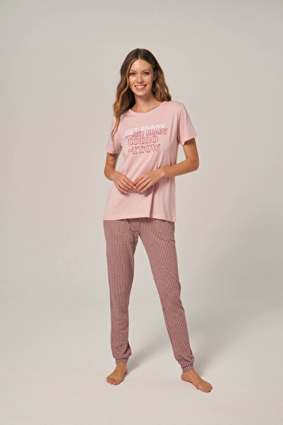 Poleren 7118 Kısa Kol Pijama Takımı