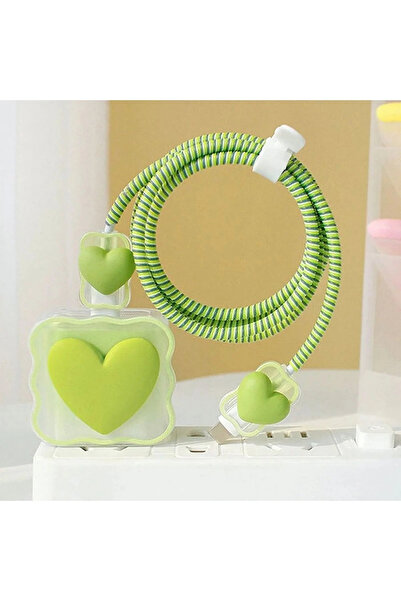 mimtec Şarj Başlığı Ve Kablo Koruyucu 4 Lü Set Iphone 20 W Type-c Şarj Adaptör Uyumlu Şarj Koruyucu