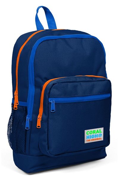 Coral High Kids Navy Blue 3-Piece School Bag Set - Boy's Primary School Bag Set