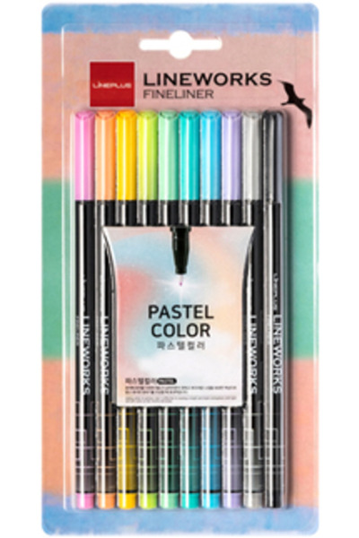 Lineplus Lineworks Fineliner Pastel Renkler