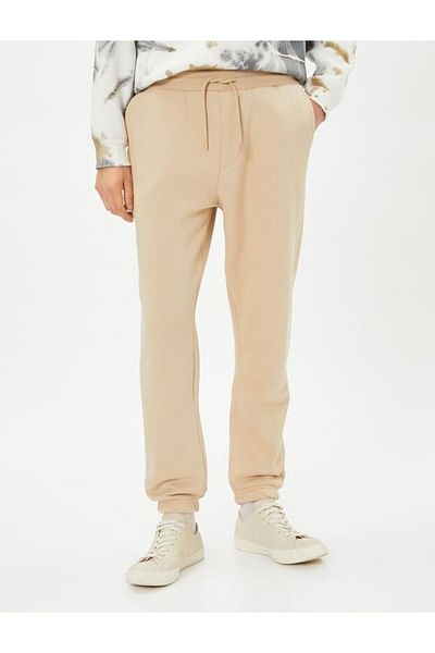 Koton Jogger Sweatpants with Lace Waist and Pocket Detail