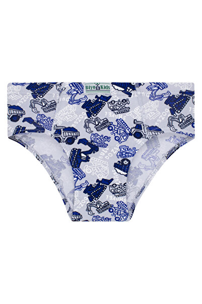 biyokids Πολύχρωμα σλιπ εσώρουχα για αγόρια 5 συσκευασιών - Μηχανήματα εργασίας -