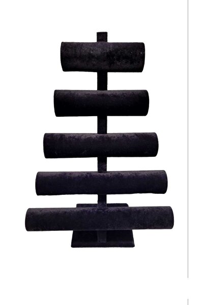 Aydın Decor KADİFE BEŞLİ SİYAH BİLEKLİK-SAAT DEKOR STANDI (AYDİNDECOR)