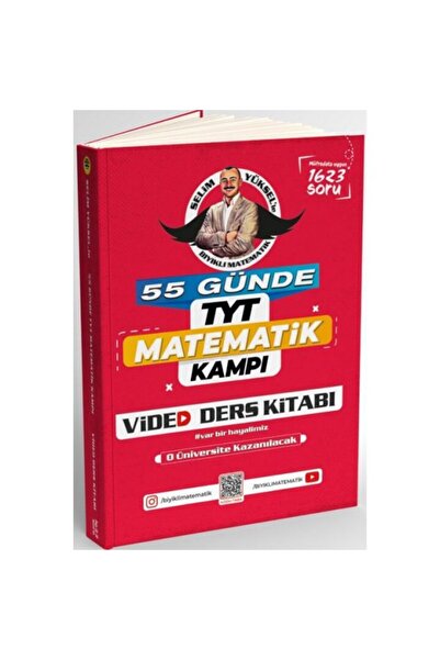 KR Akademi Yayınları Bıyıklı Matematik TYT Matematik Kampı 55 Günde Video Der...